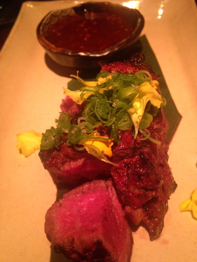 Prime Beef Filet (8oz) with Chili Ginger Sauce