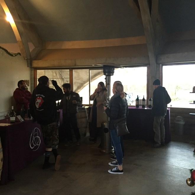 TJ Winery Tasting Table